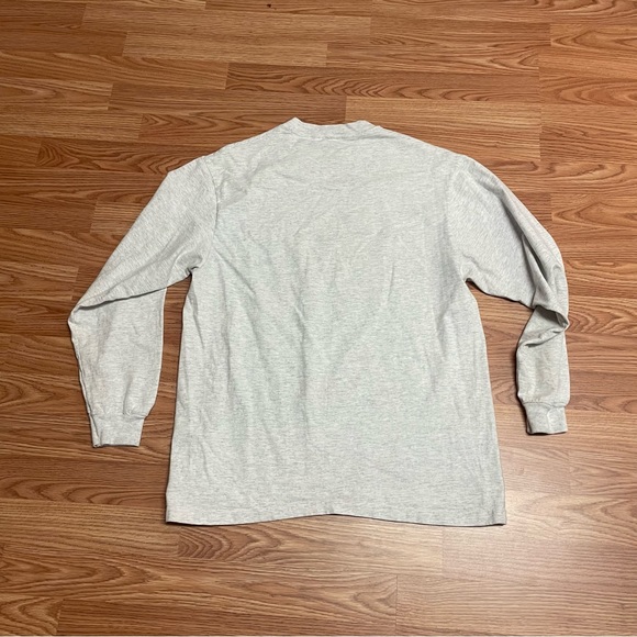 Vintage Wildside Wolf Men’s Graphic Tee Shirt Large Long Sleeve Gray 90’s Print - Picture 5 of 5